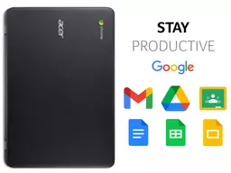 Acer Chromebook C733T-C4UK LPDDR4-SDRAM 29.5 cm (11.6") 1366 x 768 pixels Touchscreen Intel® Celeron® N 4 GB 32 GB Fla