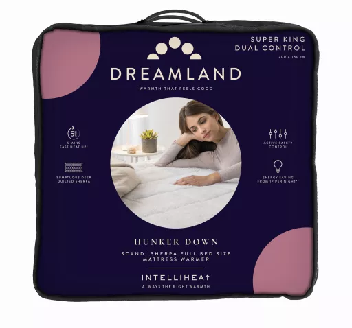 Dreamland IntelliHeat Scandi Full Size UB Super King Dual Control