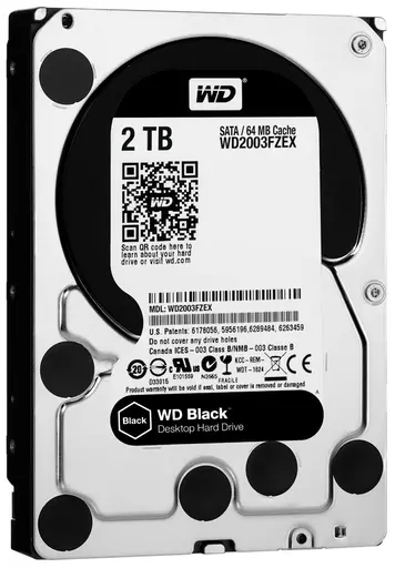 Western Digital Black 3.5" 2000 GB Serial ATA III