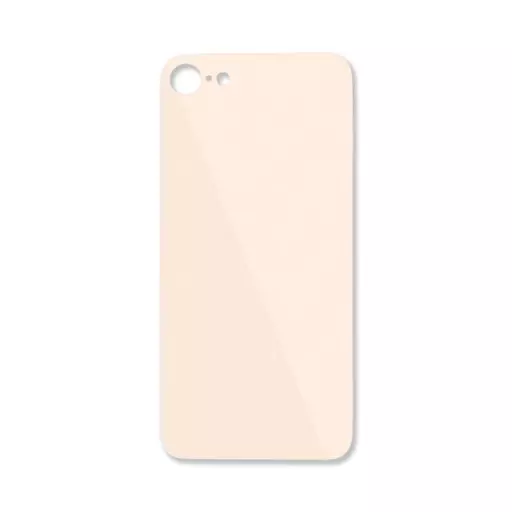 Back Glass (Big Hole) (No Logo) (Gold) (CERTIFIED) - For iPhone 8