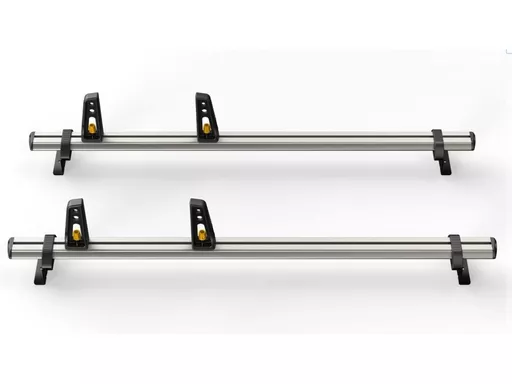 Volkswagen Caddy 2020-Onwards L1,L2, H1 - ULTI Bar+ (Aluminium) - 2 Roof Bars