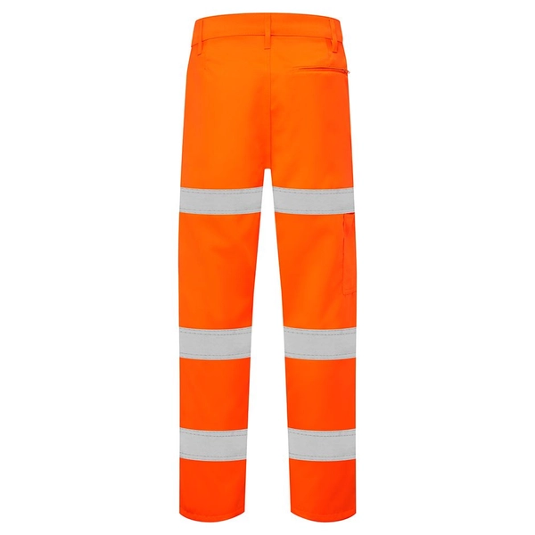 Picture of Supertouch Hi Vis 3 Band Polycotton Trousers