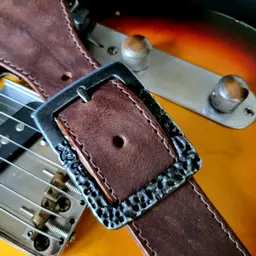 GS78 brown lava Pinegrove guitar strap 161950.jpg