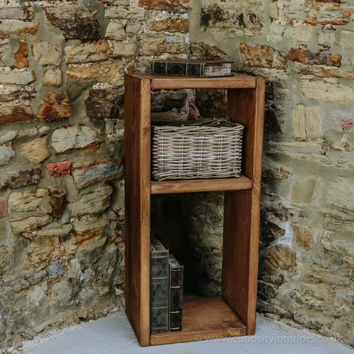 Cube Plank Large Display Unit with Shelf