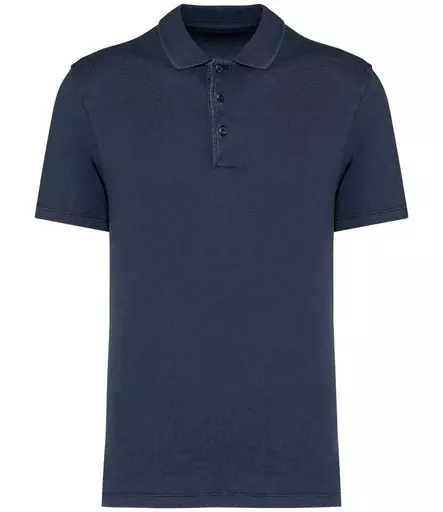 Native Spirit Washed Jersey Polo Shirt