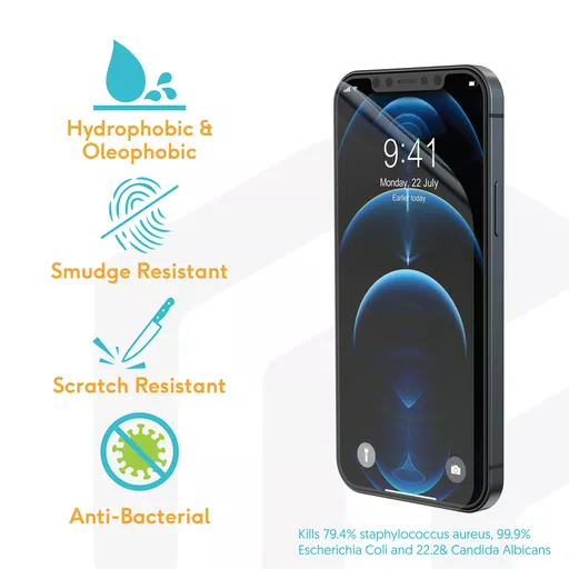 Devia - Pack of 50 SmartShield - Anti-Bacterial - Smartphone