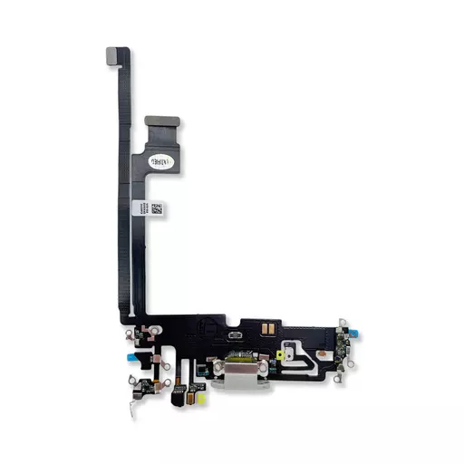 Charging Port Flex Cable (White) (CERTIFIED - Aftermarket) - For iPhone 12 Pro Max