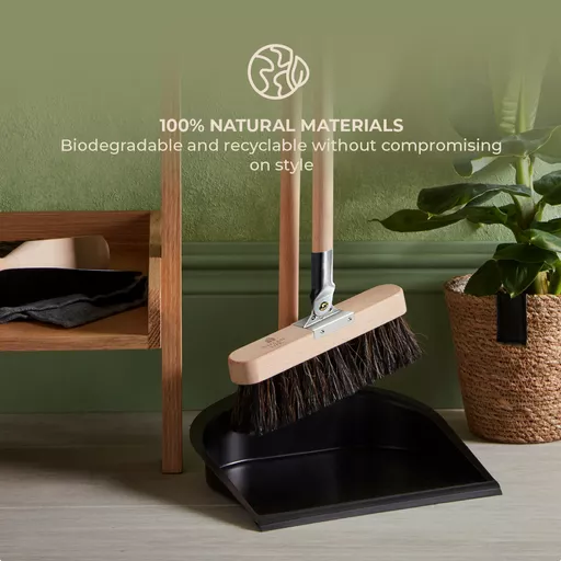 Natural Life Long Handled Dustpan and Brush