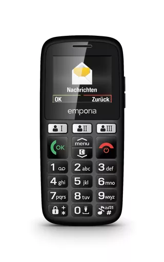 Emporia emporiaHAPPY 70 g Black Entry-level phone