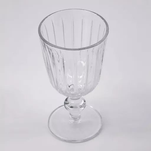 Wine glass, Groove, Clear (Set of 4)