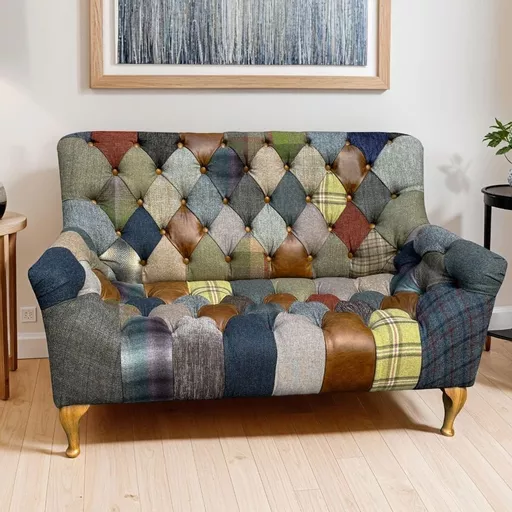 Bamford Club Patchwork 2 Seater Sofa