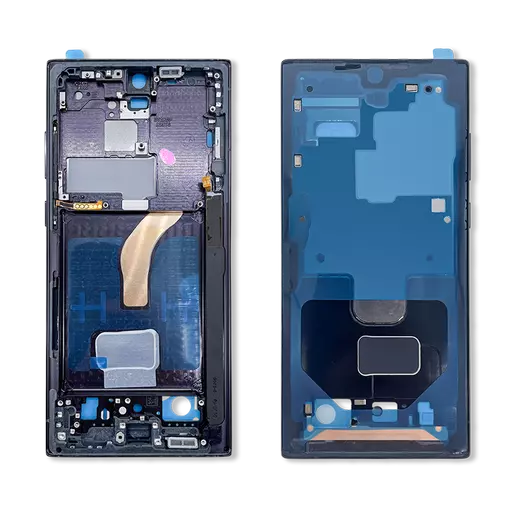 Mid Frame Assembly (REFRESH+) (Phantom Black) - For Galaxy S22 Ultra 5G (S908)