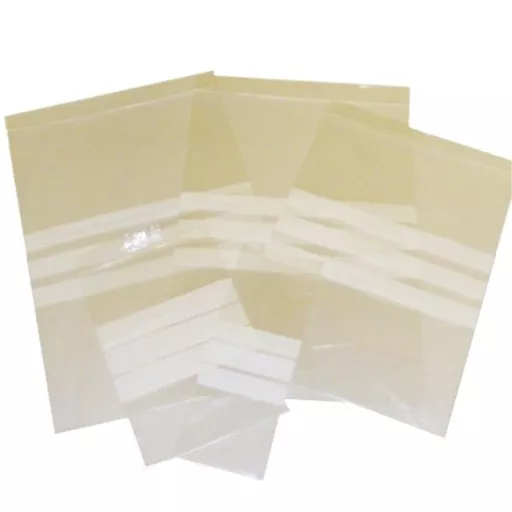 Bag PE Resealable 330x455mm with Write on Pan