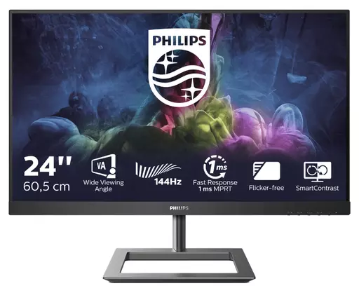 Philips E Line 242E1GAJ/00 LED display 60.5 cm (23.8") 1920 x 1080 pixels Full HD LCD Black, Chrome