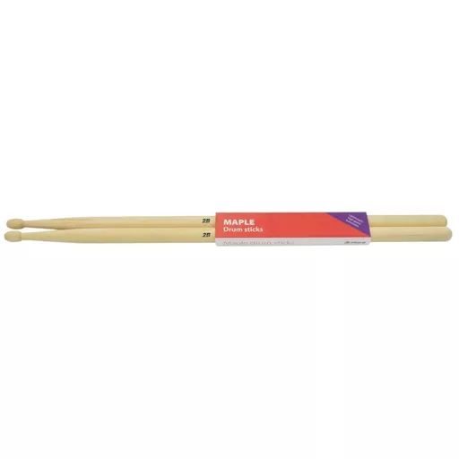 Chord M2BW Maple Drum Sticks 2B Wood - Pair