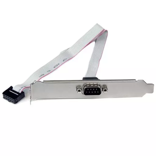 StarTech.com 16in (40cm) 9 Pin Serial Male to 10 Pin Motherboard Header Slot Plate