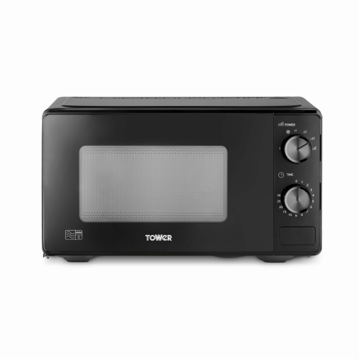 Image of Tower 20 Litre 800W Manual Microwave Black