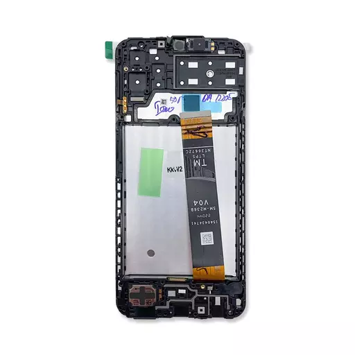 LCD Screen Assembly (With Frame) (Service Pack) (Black) - Galaxy A13 4G (2022) (A135)