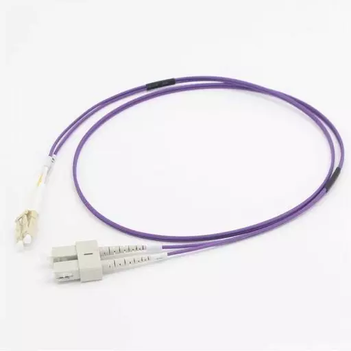 C2G 2M LC/SC OM4 LSZH FIBRE PATCH - VIOLET fibre optic cable OM3