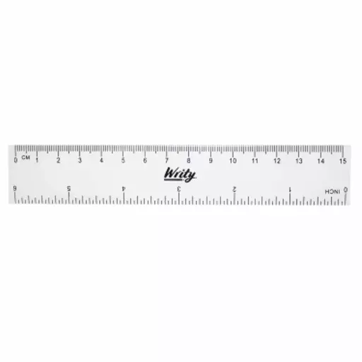 SHATTERPRROF 15CM RULER