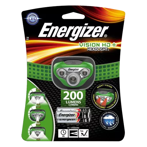 ENERGIZER Vision HD Headlight 200 Lumens