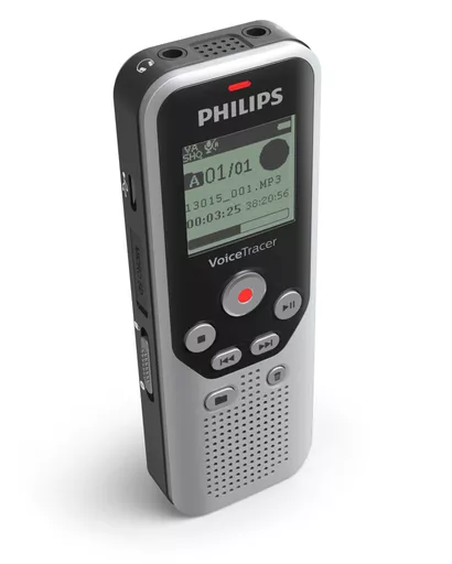 Philips DVT1250 dictaphone Internal memory & flash card Black, Grey