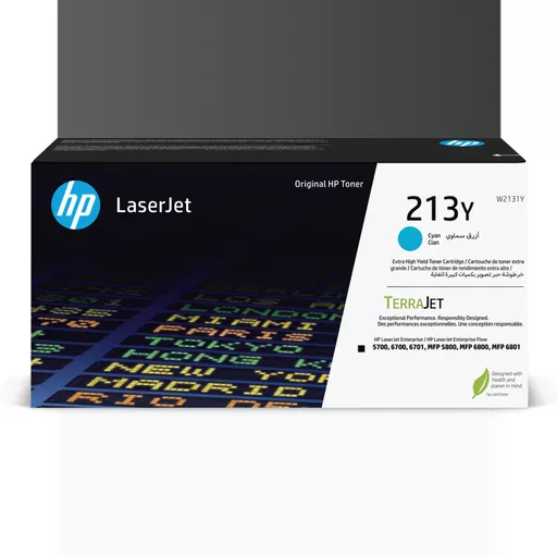 HP W2131Y/213Y Toner cartridge cyan extra High-Capacity, 12K pages ISO/IEC 19798 for HP CLJ 5800/6700/6701