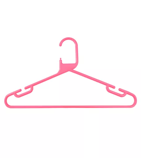 Pink Plastic Hanger - 420mm - Box of 120