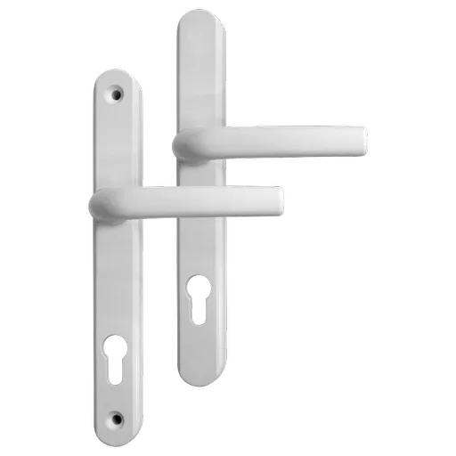 Greenteq Alpha 92 Lever/Lever UPVC Furniture - 250mm Backplate