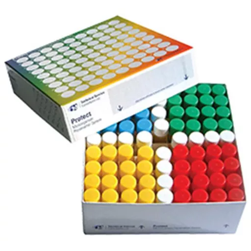 Protect Vials Ceramic Beads Mixed Coloured Tray Pk 80