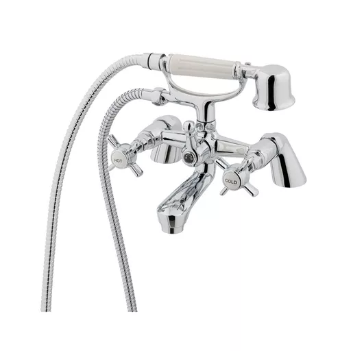 Haymarket Standard Bath Shower Mixer with Kit - Chrome