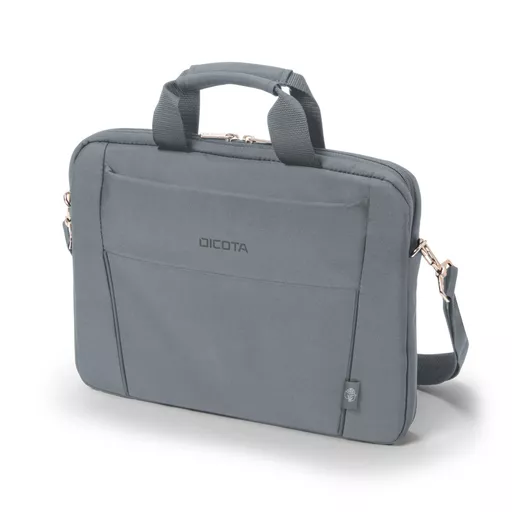DICOTA Eco Slim Case BASE notebook case 35.8 cm (14.1") Briefcase Grey