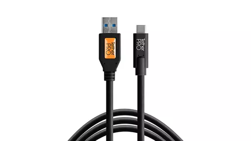 TetherPro USB 3.0 USB-A to USB-C Black 4.5M/15ft