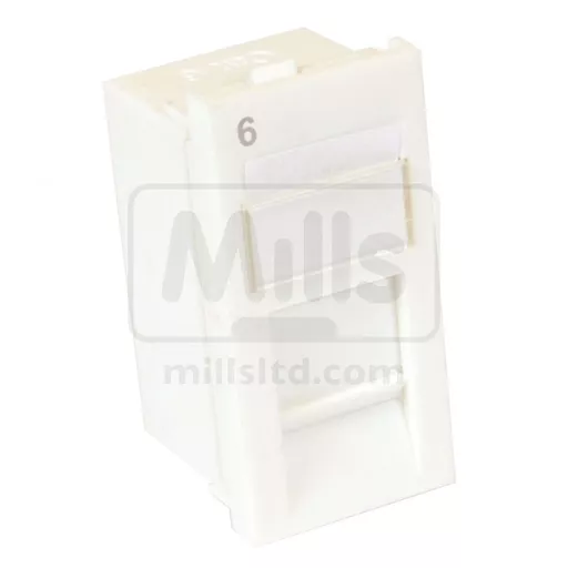 Fusion Cat 6 Standard Eurostyle Modules Pk 12