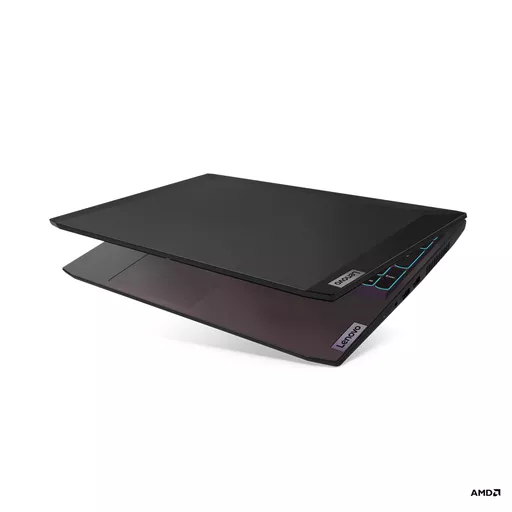 Lenovo IdeaPad Gaming 3 15ACH6 AMD Ryzen™ 5 5600H Laptop 39.6 cm (15.6") Full HD 8 GB DDR4-SDRAM 512 GB SSD NVIDIA GeForce RTX 3050 Ti Wi-Fi 6 (802.11ax) Windows 11 Home UK English Black