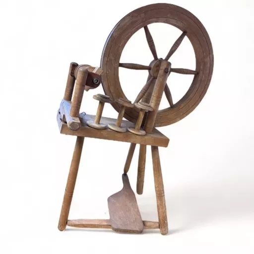 Wooden Spinning Wheel