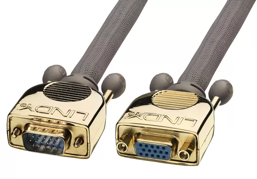 Lindy 5m Gold VGA Extension Cable
