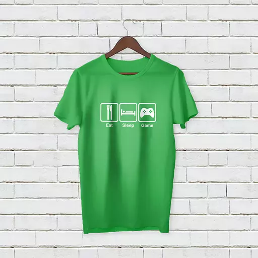 Personalised  Eat, Sleep, Game Funny T-Shirt