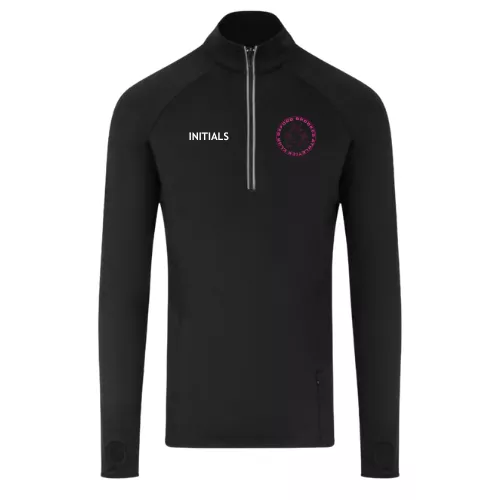 Oxford Brookes University Athletics Club Mens Flex Long Half Zip Top