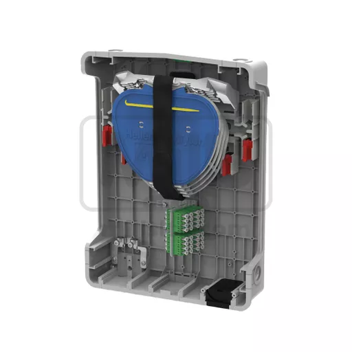 MDU S3 Connectorised with 4 SE MKII 3A trays for horizontal splices and 32 LC/APC connections