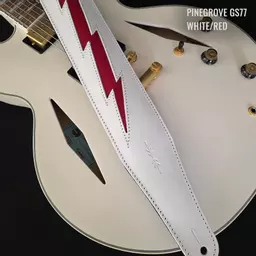 GS77 white red lightning guitar strap Pinegrove 174140 ANNO.jpg