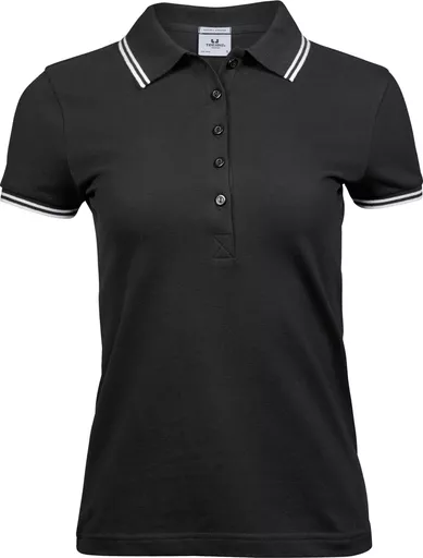 Ladies' Luxury Stripe Stretch Polo