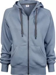 Ladies' Fashion Full Zip Hooded Sweat