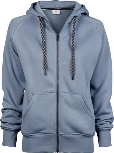 Ladies' Fashion Full Zip Hooded Sweat