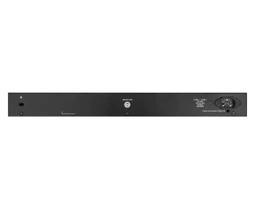 D-Link DGS-1250-28XMP network switch Managed L3 Gigabit Ethernet (10/100/1000) Power over Ethernet (PoE) Black