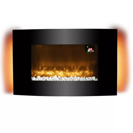 Glasgow 2KW Curved Fireplace