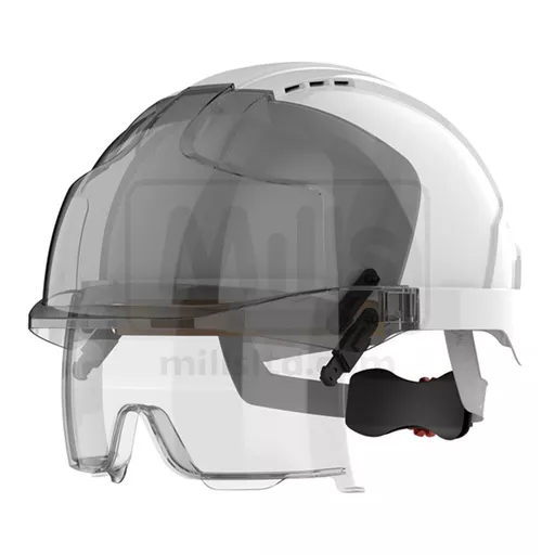 JSP EVO VISTAlens Safety Helmet with Integrated Eyewear
