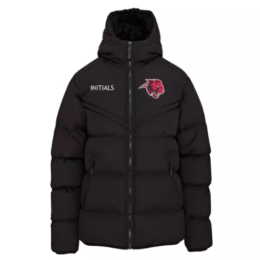 OBUAmericanFootball_ChevronPufferJacket_Black_Front.png