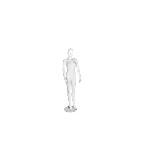 Capri Range - Abstract Female Gloss White Mannequin - Hand by Side