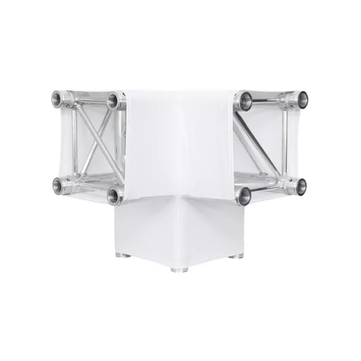 LEDJ White 3 Way 90 Degree Corner Quad Truss Sleeve Sock